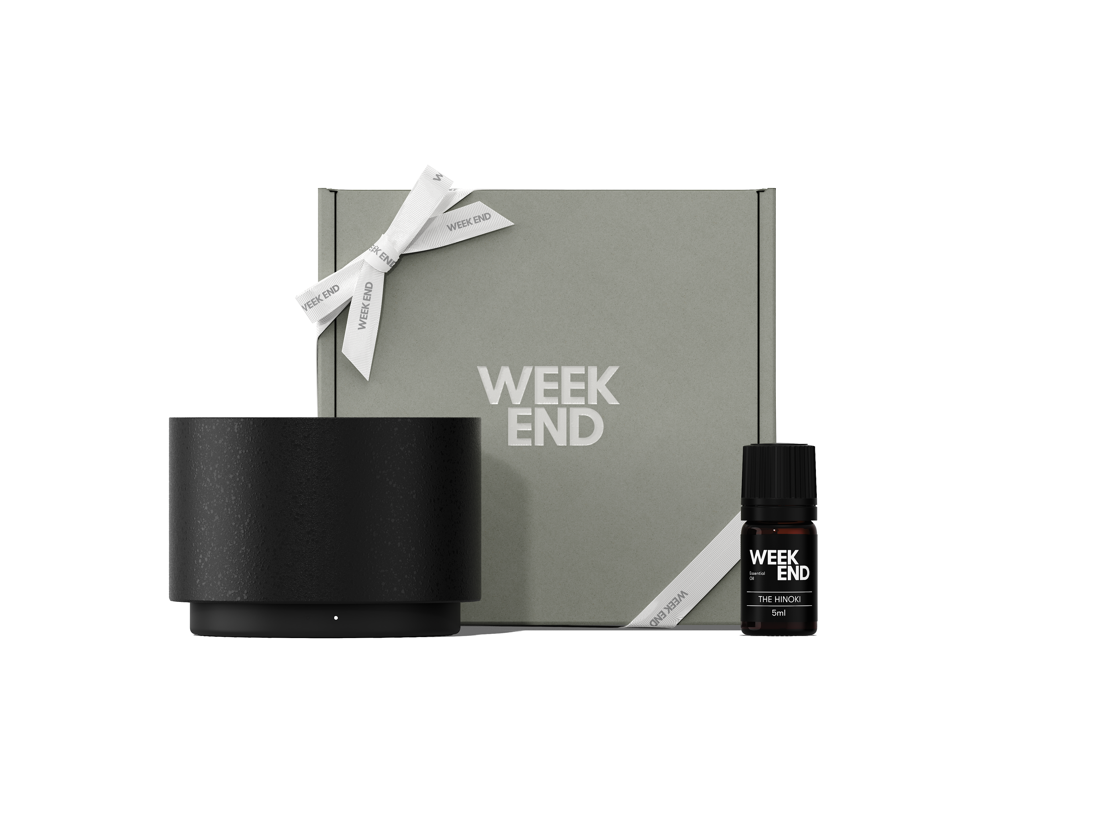 ギフトセット】Aroma Diffuser 3 Black｜エッセンシャルオイル付｜WEEK END