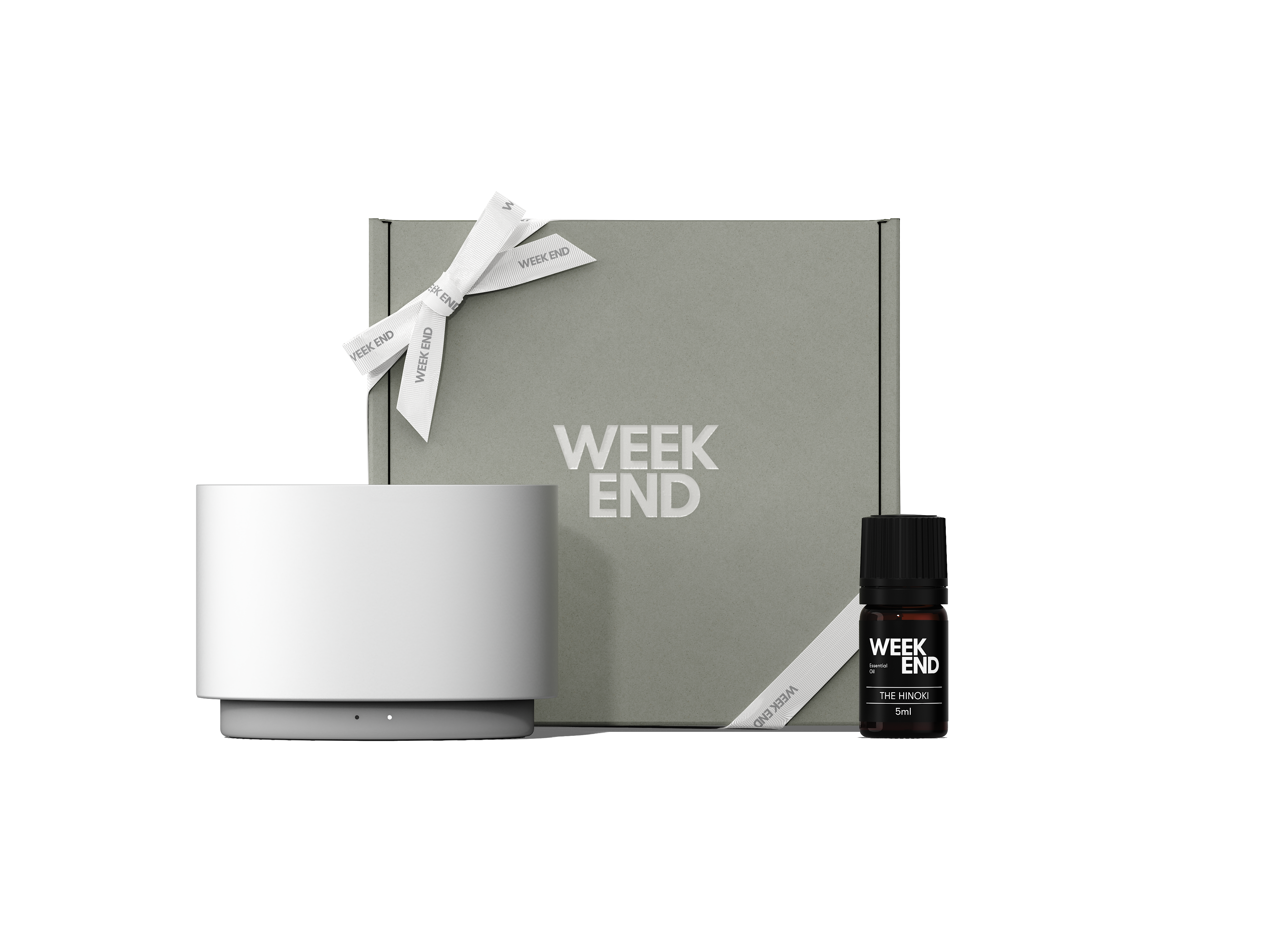 ギフトセット】Aroma Diffuser 3 Silver｜エッセンシャルオイル付
