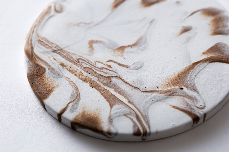 陶器プレート:NATURAL MARBLE