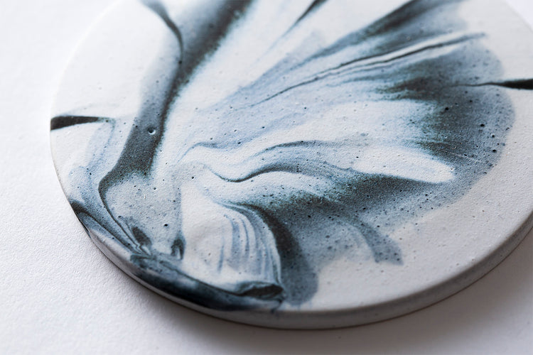 陶器プレート:CONTRAST MARBLE