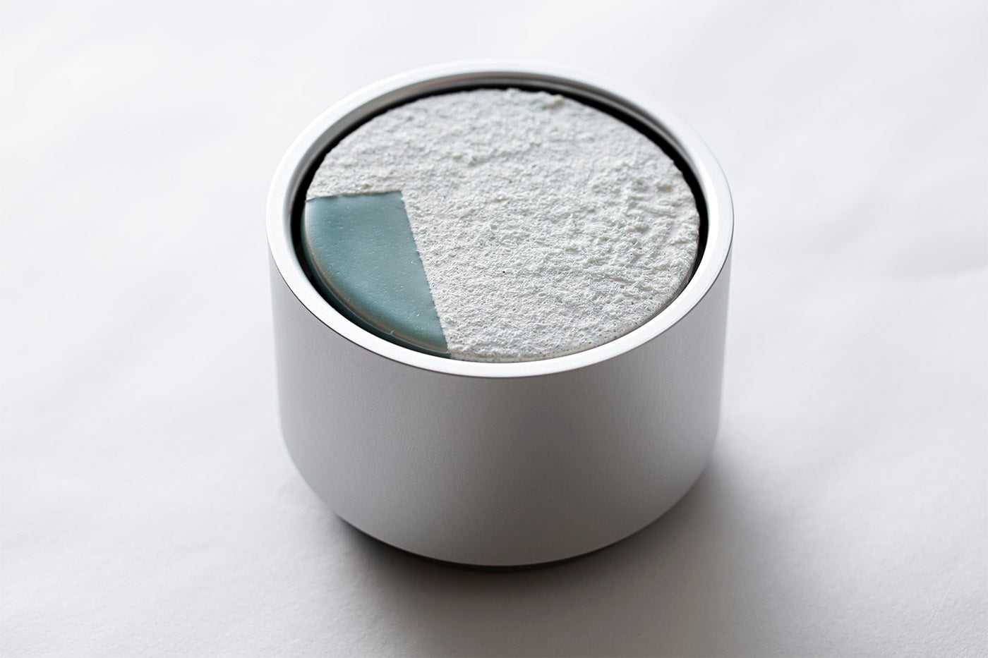 AROMA PLATE:ROUGH WHITE × MINT GREEN