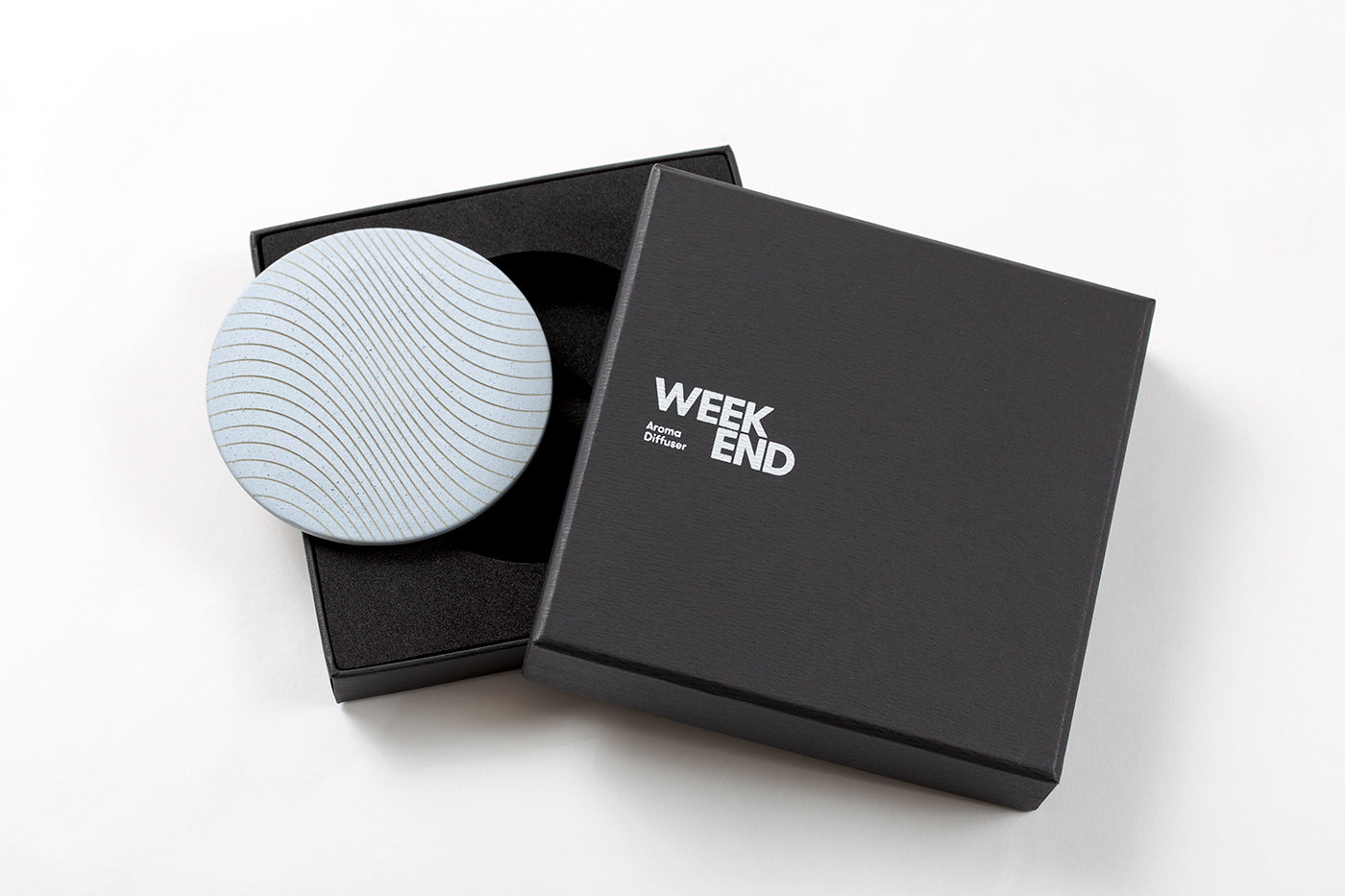AROMA PLATE:WAVY GRAY