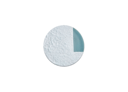AROMA PLATE:ROUGH WHITE × MINT GREEN